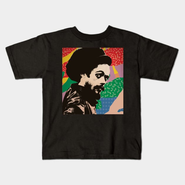 Vintage Poster - Damian Marley Style Kids T-Shirt by Pickle Pickle